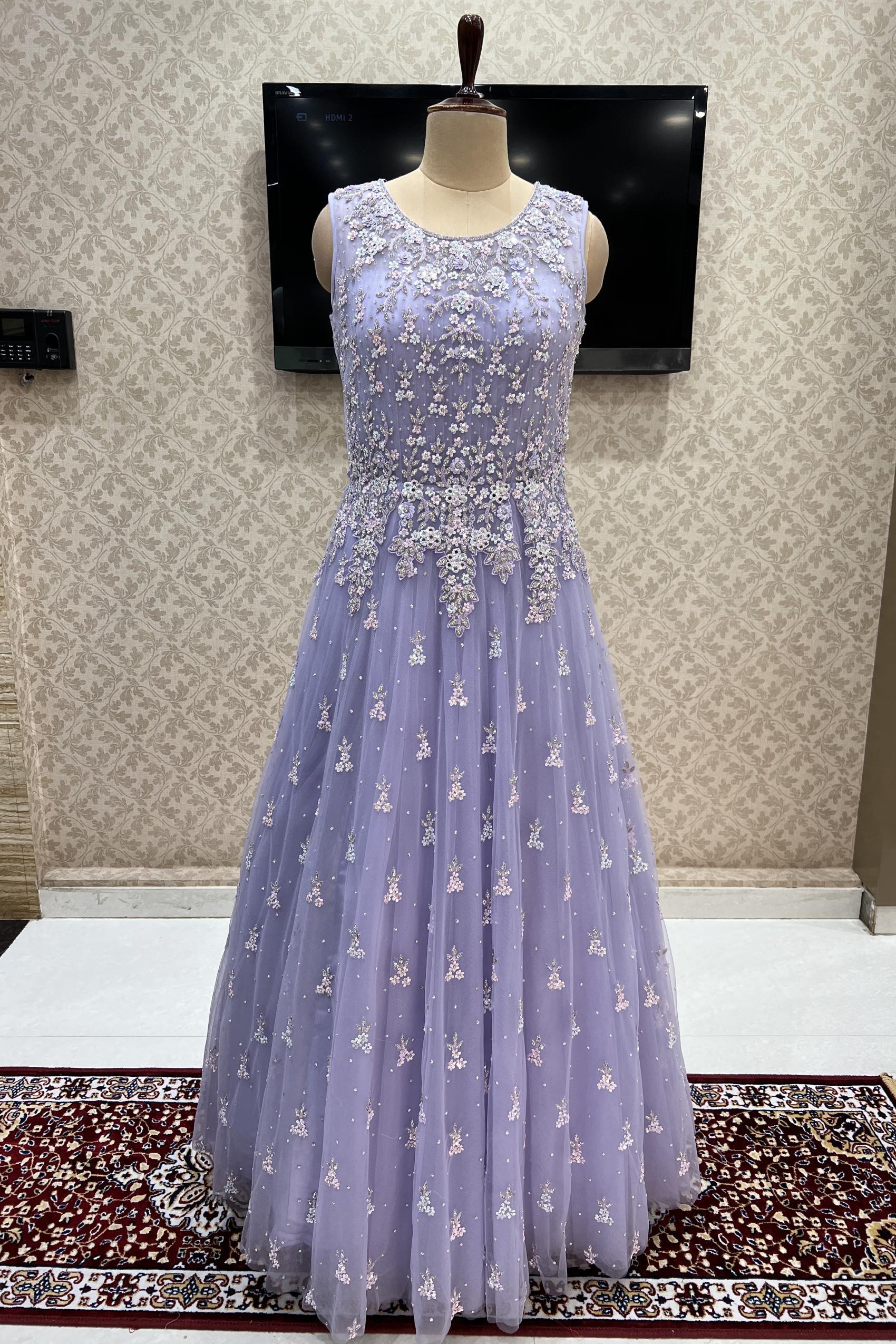 Amazon.com: Women's V Neck Long Prom Dress Tulle Side Slit Evening Dress  Formal Prom Gowns with Beads Dusty Blue : Clothing, Shoes & Jewelry